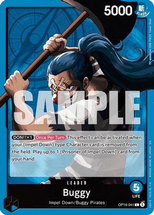 Buggy (041) OP16-041 Leader The Time of Battle