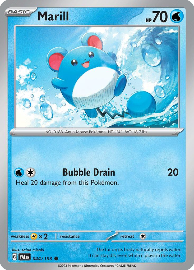 Marill 044/193 Common Paldea Evolved