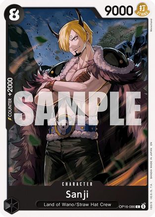 Sanji OP16-086 Common The Time of Battle