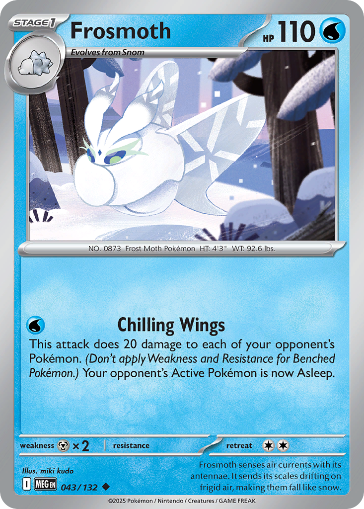 Frosmoth 043/132 Uncommon Mega Evolution