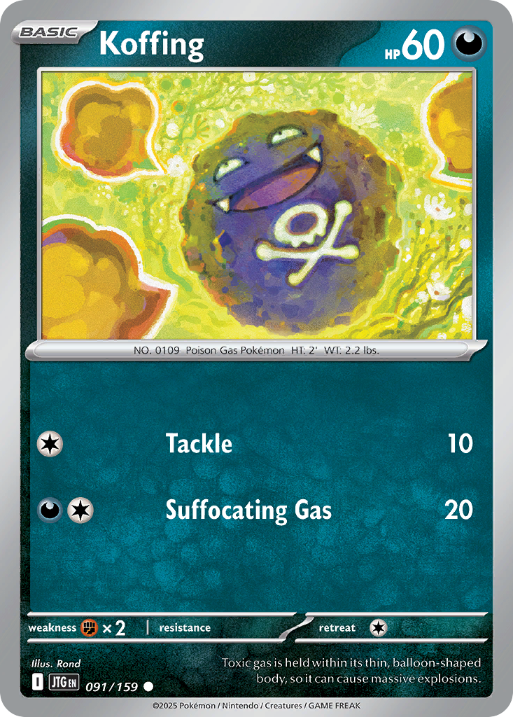 Koffing 091/159 Common Journey Together Reverse Holo