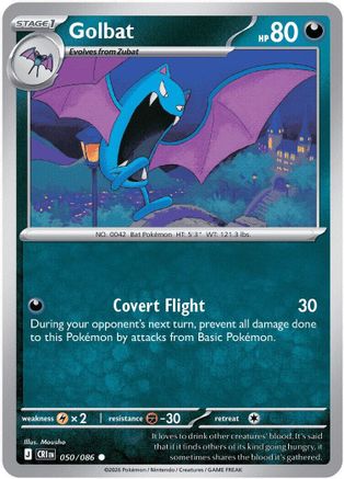 Golbat 050/086 Common ME04: Chaos Rising