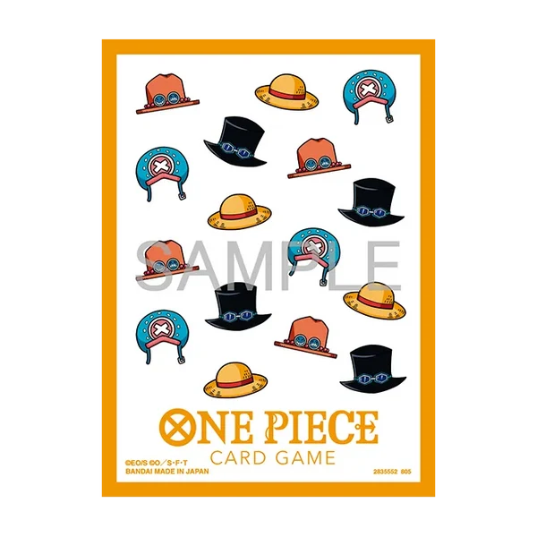 One Piece Card Game Official Sleeves - Hat Patterns (70-Pack)