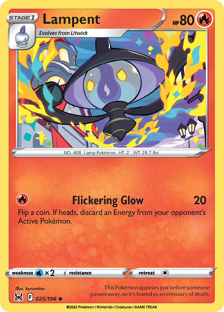 Lampent 025/196 Uncommon Lost Origin