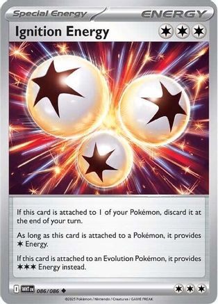 Ignition Energy 086/086 Uncommon White Flare Reverse Holo