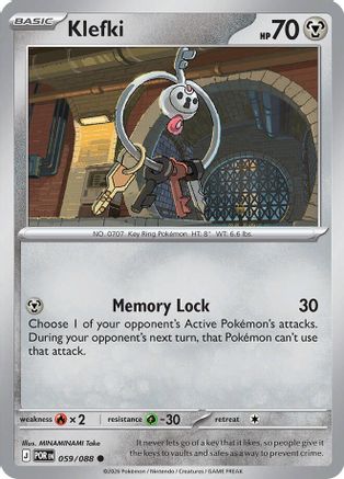 Klefki 059/088 Common Perfect Order Reverse Holo