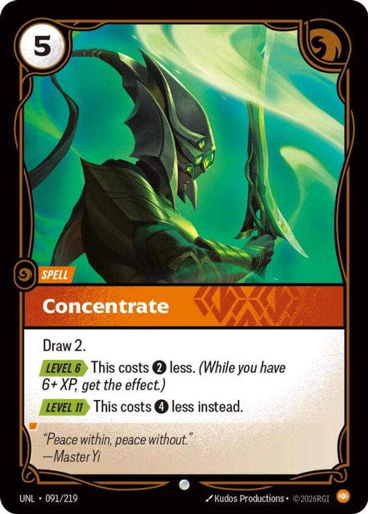 Concentrate 091/219 Common Unleashed