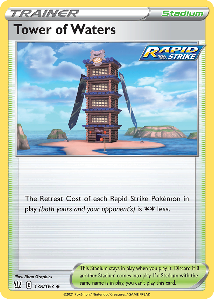 Tower of Waters 138/163 Uncommon Battle Styles