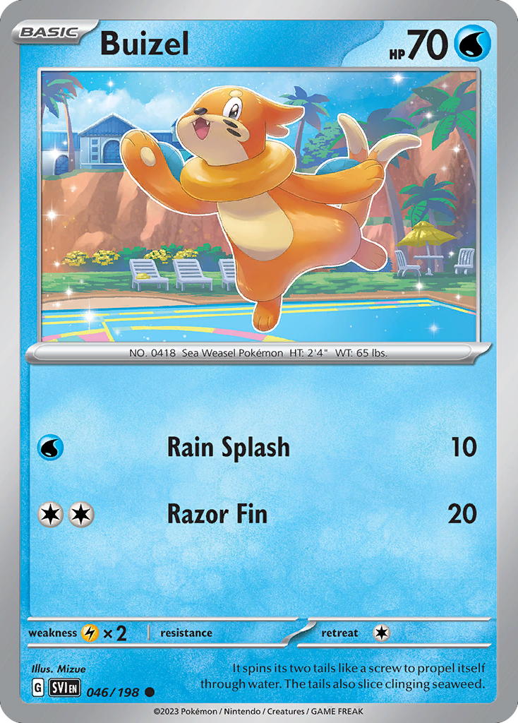 Buizel 046/198 Common Scarlet & Violet