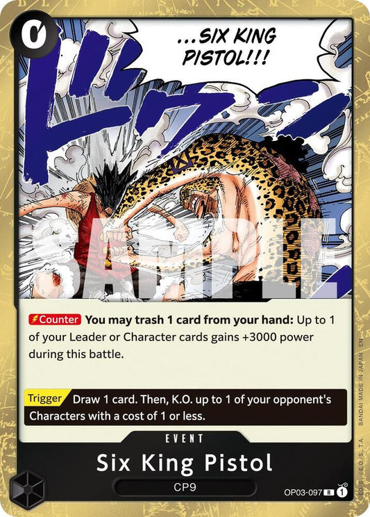 Six King Pistol (Reprint) OP03-097 Premium Booster -The Best- Vol. 2
