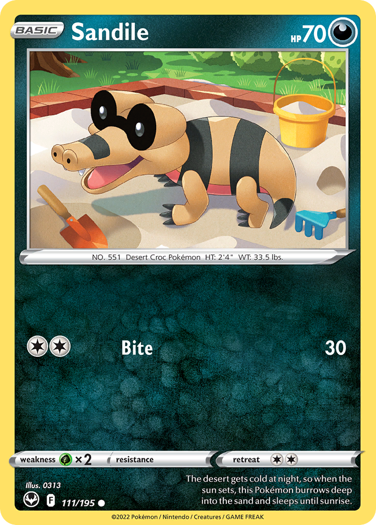 Sandile 111/195 Common Silver Tempest