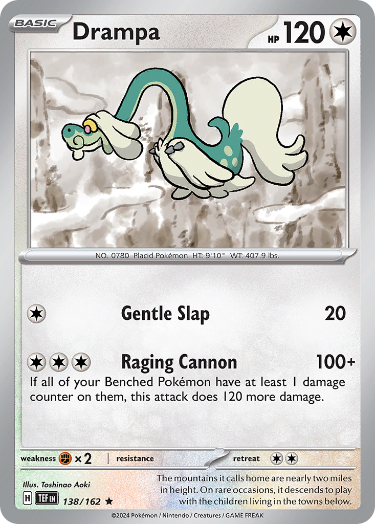Drampa 138/162 Rare Temporal Forces Holo