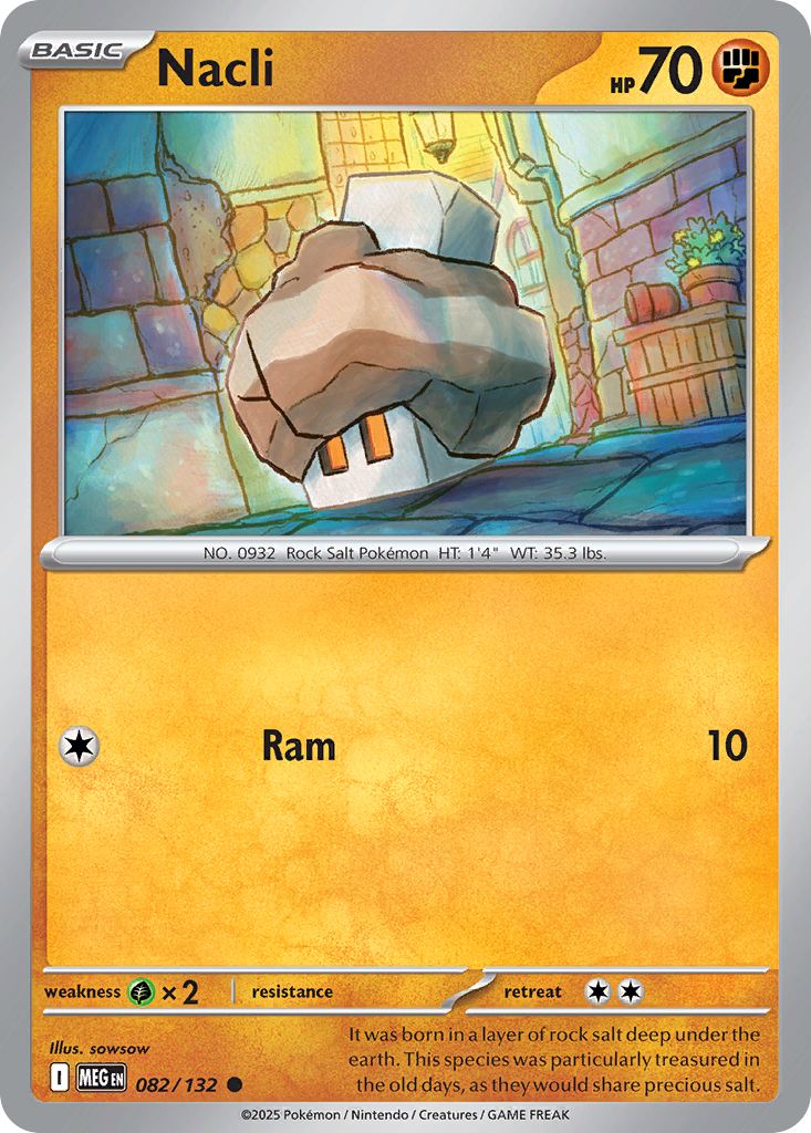 Nacli 082/132 Common Mega Evolution