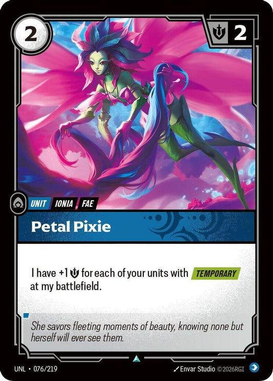 Petal Pixie 076/219 Common Unleashed