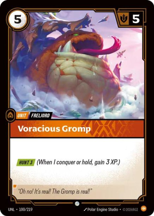 Voracious Gromp 100/219 Common Unleashed