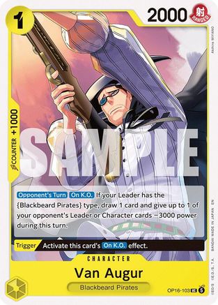 Van Augur OP16-103 Uncommon The Time of Battle