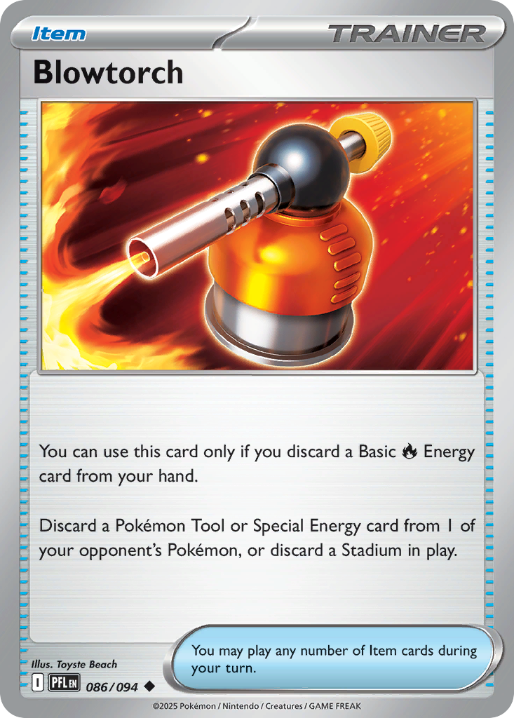 Blowtorch 086/094 Uncommon Phantasmal Flames