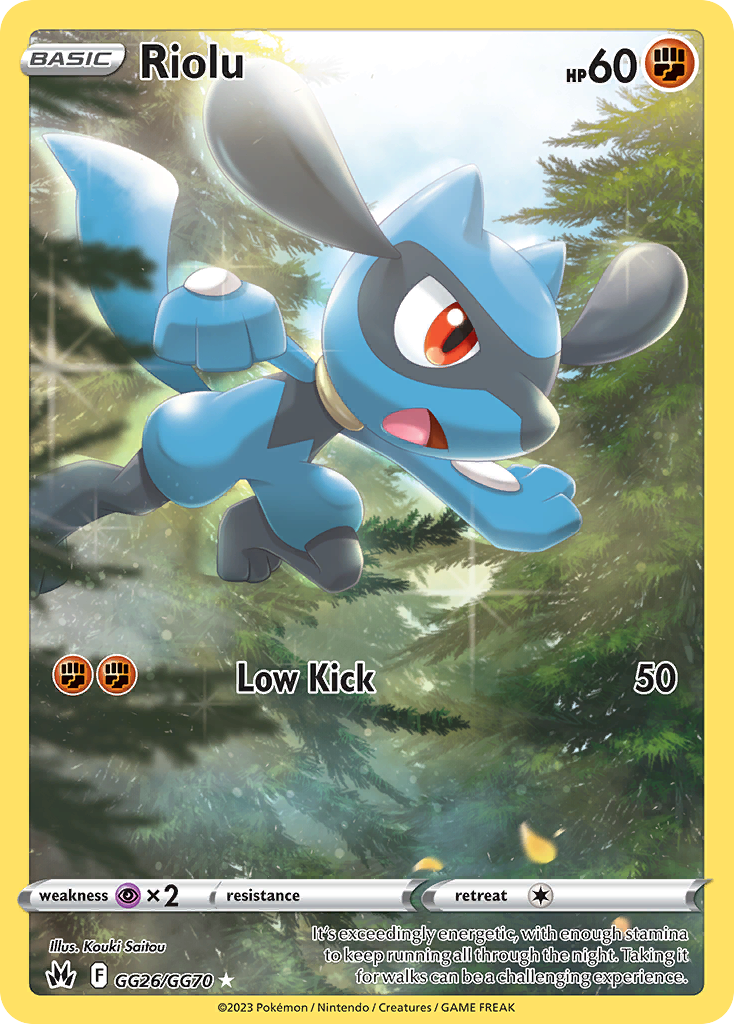Riolu GG26/GG70 Holo Crown Zenith Galarian Gallery