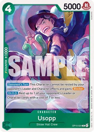 Usopp OP15-024 Rare Adventure on Kami's Island