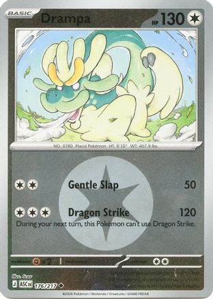 Drampa (Energy Symbol Pattern) 176/217 Holo Ascended Heroes Reverse Holo