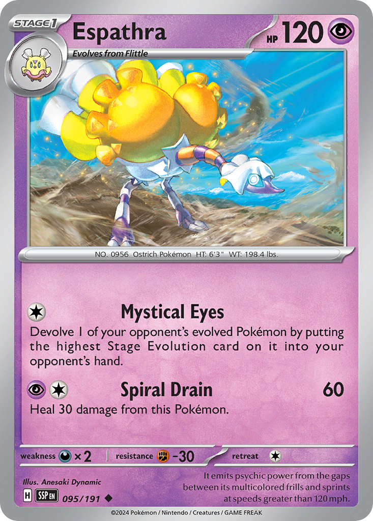 Espathra 095/191 Uncommon Surging Sparks