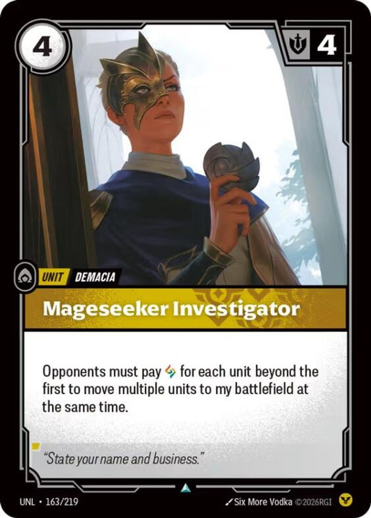 Mageseeker Investigator 163/219 Uncommon Unleashed
