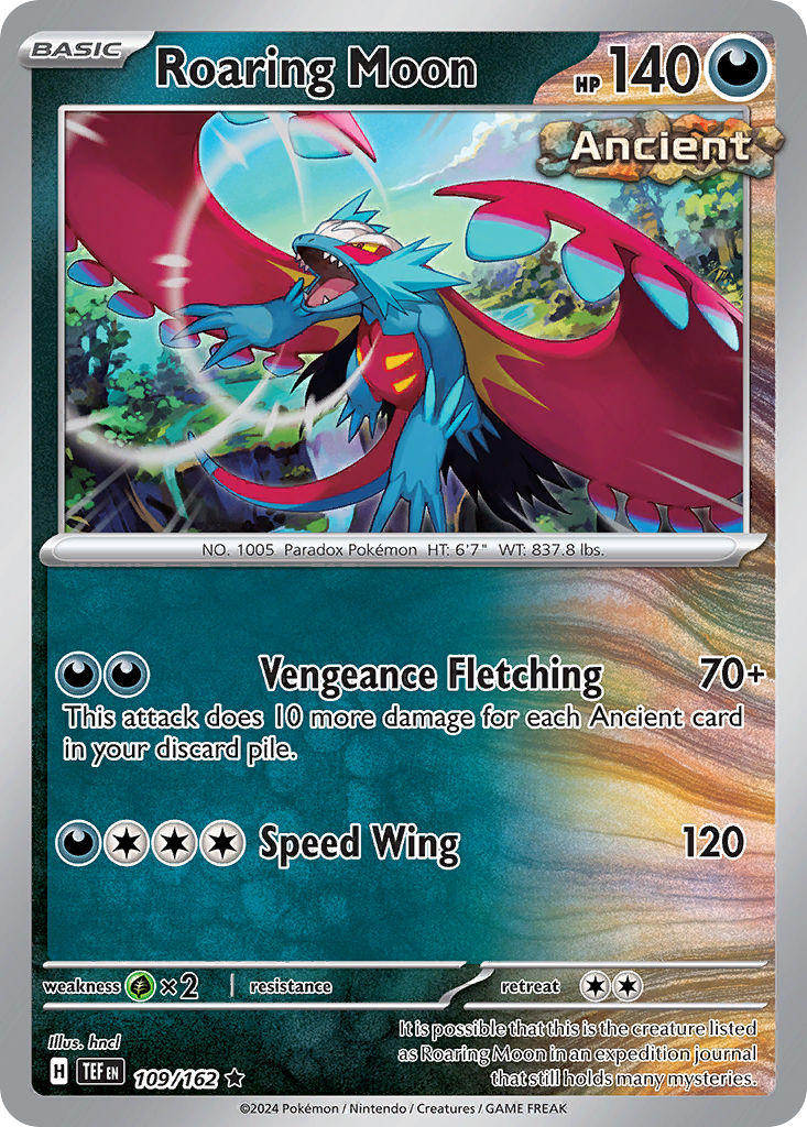 Roaring Moon 109/162 Rare Temporal Forces Holo