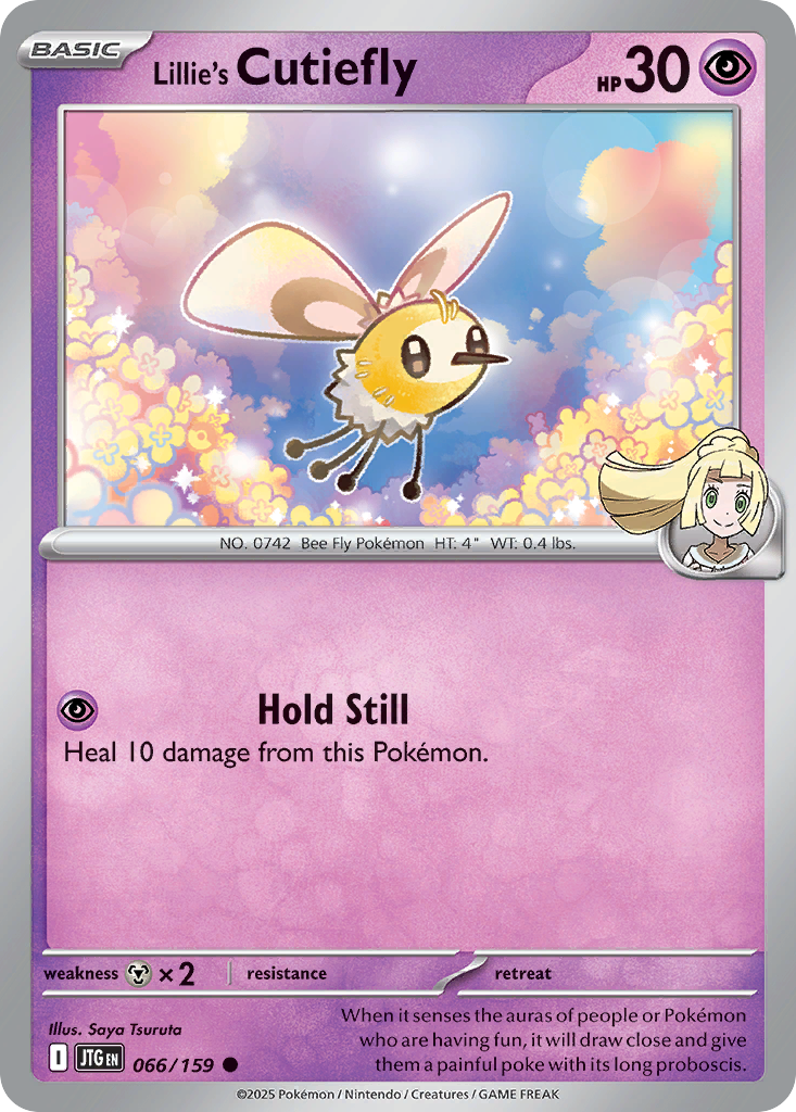 Lillie's Cutiefly 066/159 Common Journey Together Reverse Holo