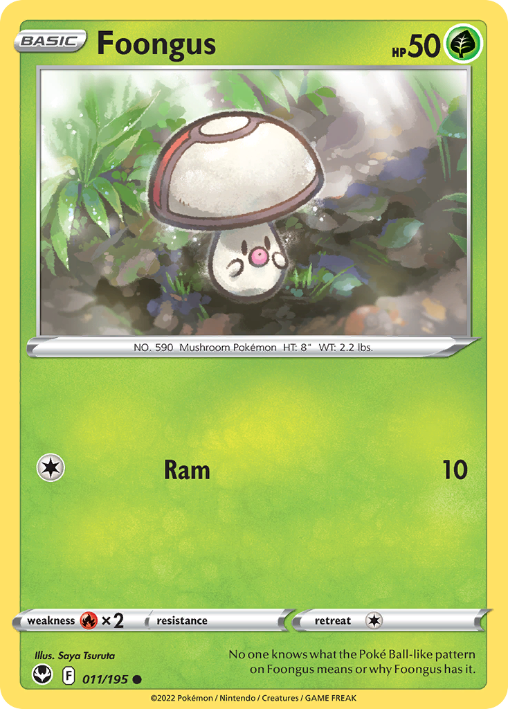 Foongus 011/195 Common Silver Tempest
