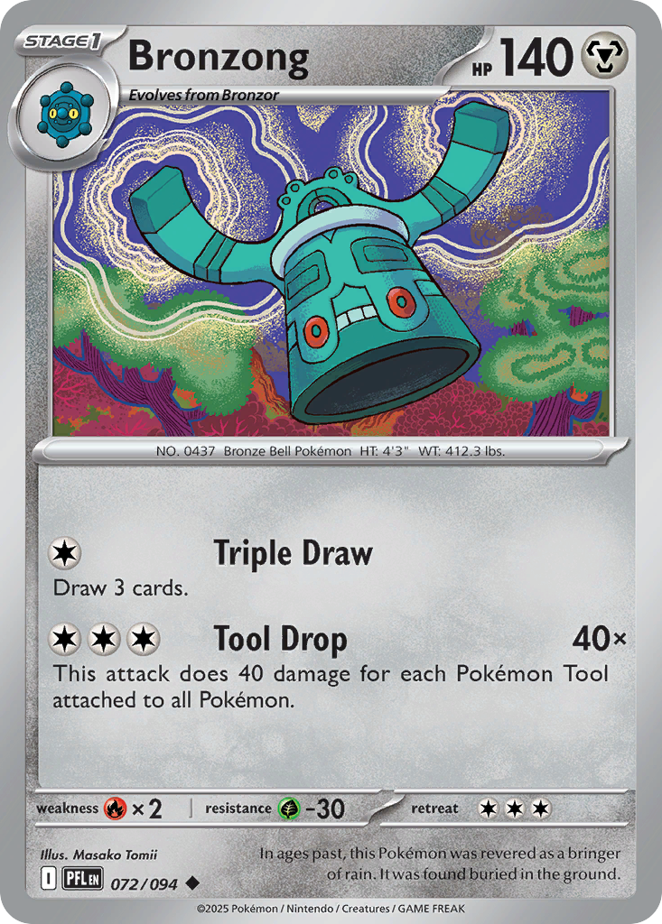 Bronzong 072/094 Uncommon Phantasmal Flames