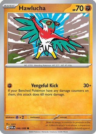 Hawlucha 046/088 Common Perfect Order Reverse Holo