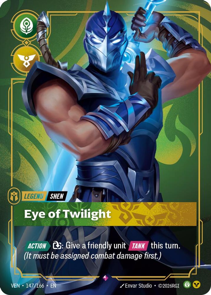 Shen - Eye of Twilight 147/166 Rare Vendetta Foil