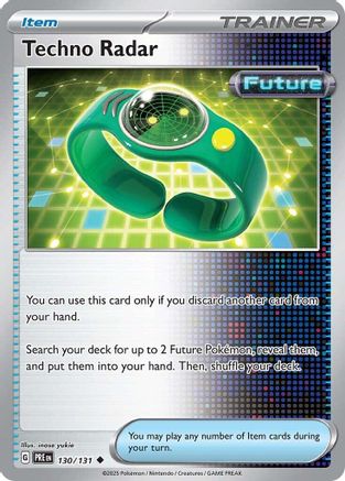 Techno Radar 130/131 Uncommon Prismatic Evolutions