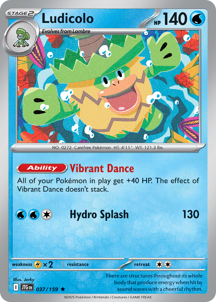 Ludicolo 037/159 Rare Journey Together Holo