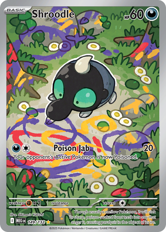 Shroodle 149/132 Illustration Rare Mega Evolution