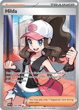 Hilda 164/086 Holo Ultra Rare White Flare