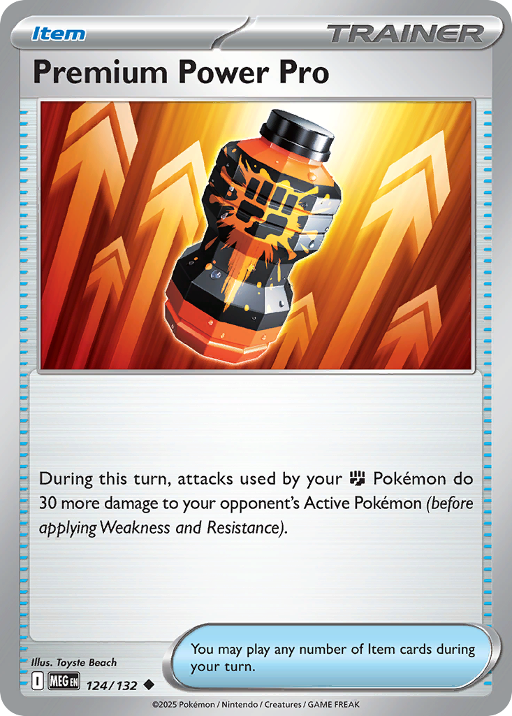 Premium Power Pro 124/132 Uncommon Mega Evolution