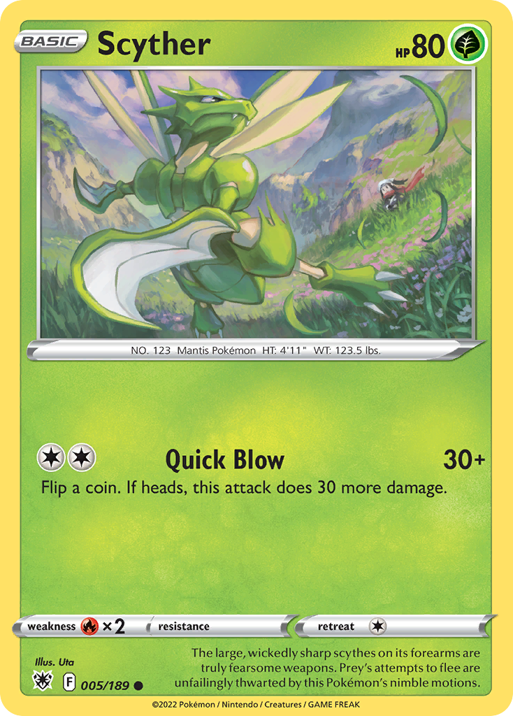 Scyther 005/189 Common Astral Radiance