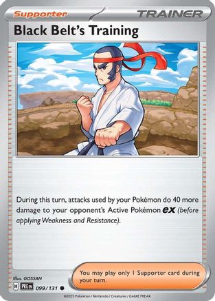 Black Belt's Training 099/131 Common Prismatic Evolutions