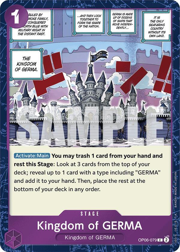 Kingdom of GERMA (Jolly Roger Foil) OP06-079