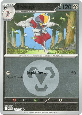Bisharp (Energy Symbol Pattern) 147/217 Ascended Heroes Reverse Holo