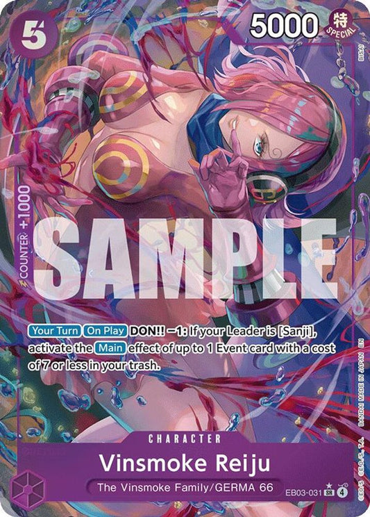 Vinsmoke Reiju (Alternate Art) EB03-031 Extra Booster: Heroines Edition Foil