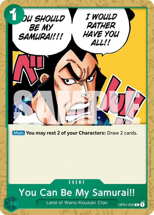 You Can Be My Samurai!! (Reprint) OP01-055