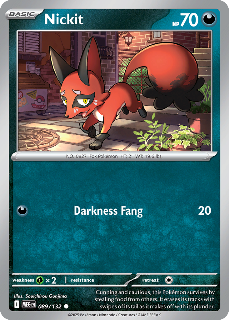 Nickit 089/132 Common Mega Evolution