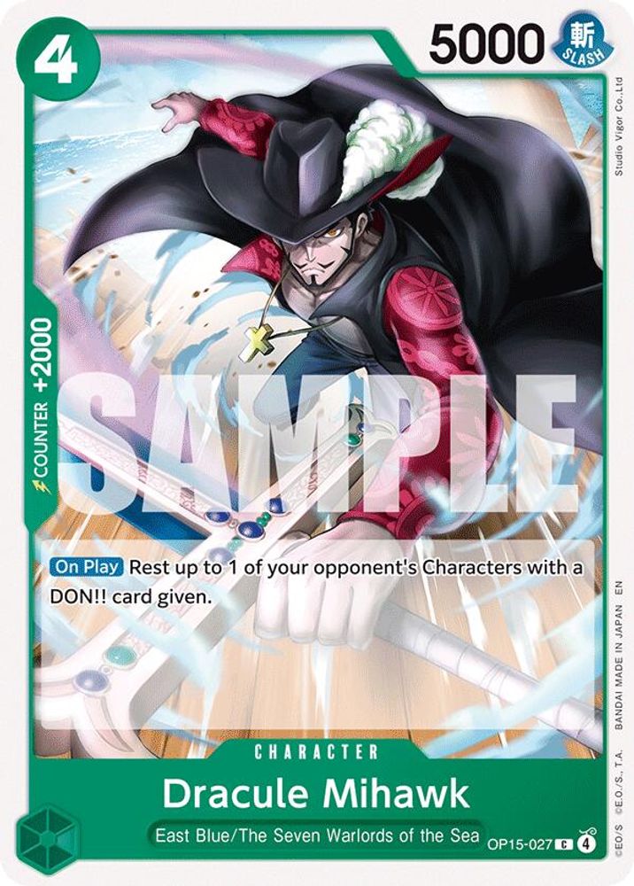 Dracule Mihawk OP15-027