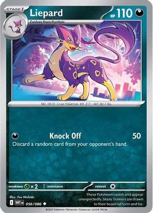 Liepard 056/086 Uncommon White Flare