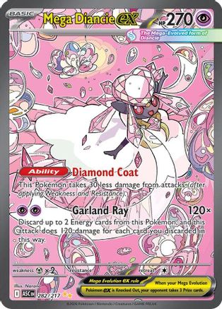 Mega Diancie ex 282/217 Special Illustration Rare Ascended Heroes