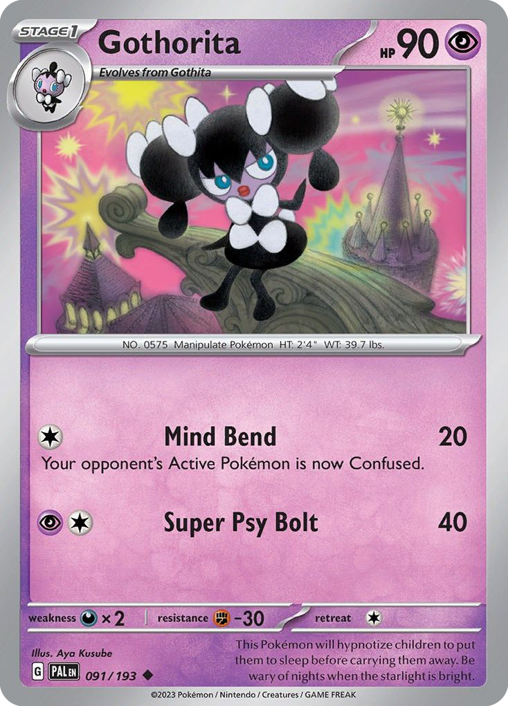Gothorita 091/193 Uncommon Paldea Evolved