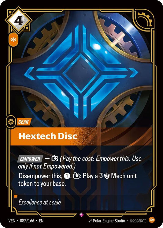 Hextech Disc 087/166 Rare Vendetta Foil