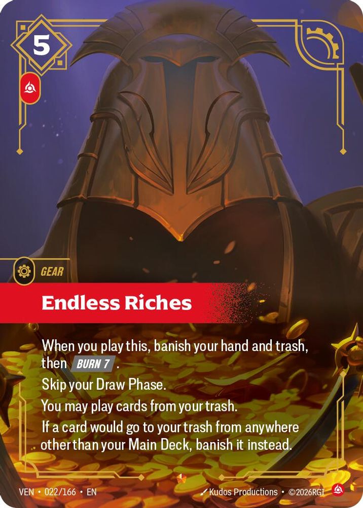 Endless Riches 022/166 Epic Vendetta Foil